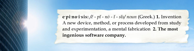 Welcome to Epinoisis Software